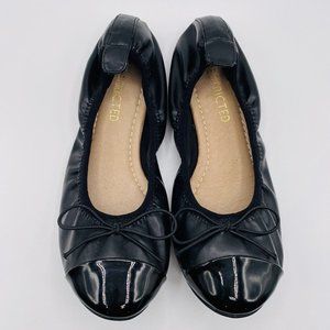 Restricted Women's shoes size 7 Ballet Flats Black Pre-Owned